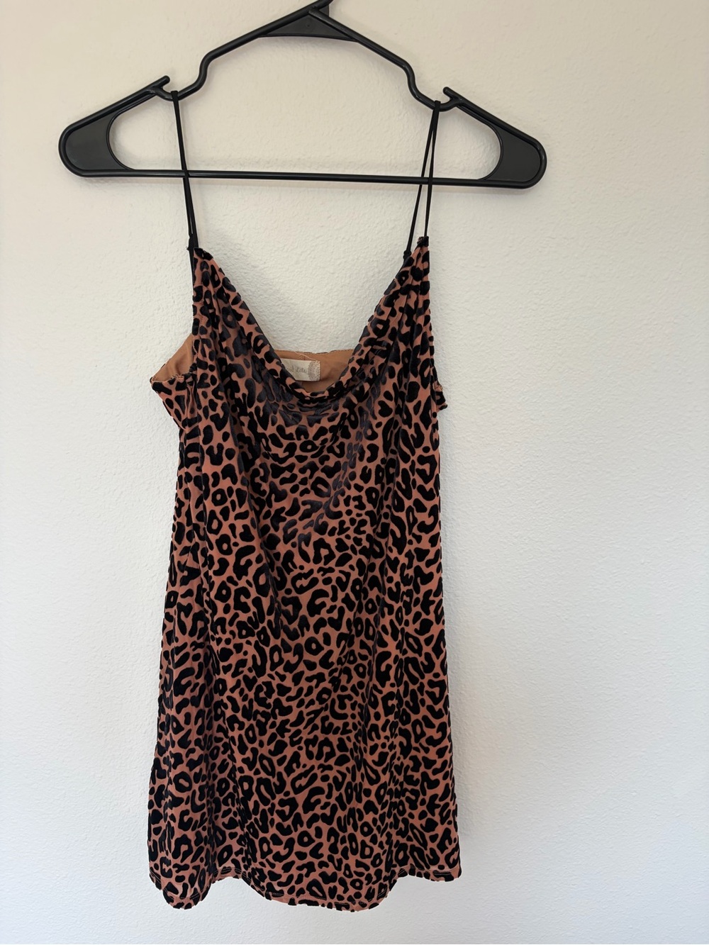 Altar'd State Rust and Black Leopard Dress